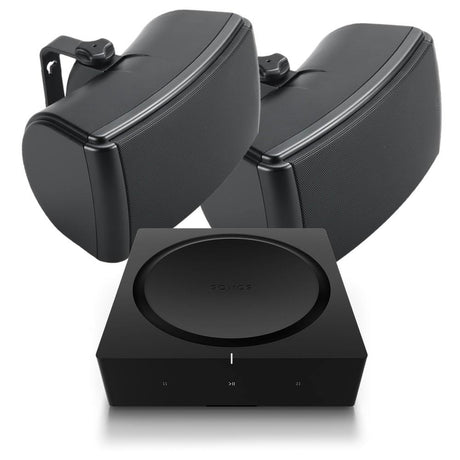Sonos AMP with Q Acoustics 6.5" Outdoor Speakers (QI65EW) - K&B Audio