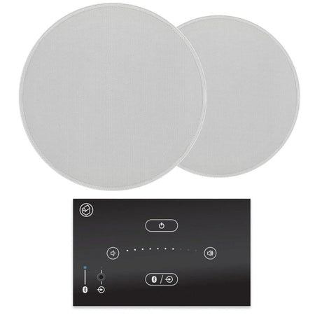 Systemline E50 6.5" Bluetooth Ceiling Speakers with Wall Panel - K&B Audio
