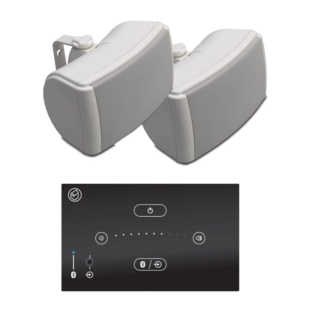 Bluetooth patio top speaker system