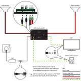 Systemline E50 Bluetooth Amplifier inc. QI65EW 6.5" Outdoor Speakers - K&B Audio