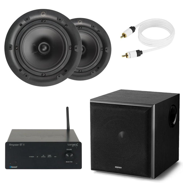 Tangent Ampster BT II 6.5" Ceiling Speaker & Subwoofer System - K&B Audio