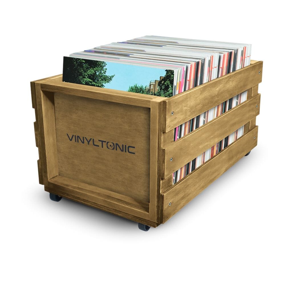 Vinyl Tonic VT08 Vinyl LP Record Storage Crate - Holds 65 LP's - K&B Audio